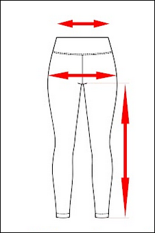 Legíny – čierne matné
